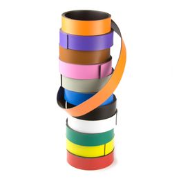 Farbiges Magnetband 20 mm Magnetstreifen zum selber Beschriften und Zuschneiden, Rollen à 1 m