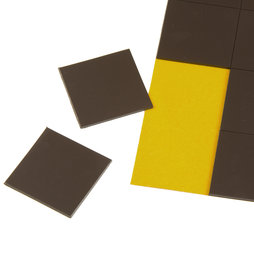 MS-TAKKI-02, Takkis 30 x 30 mm, selbstklebende Magnetplättchen, 20 Plättchen pro Bogen