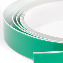 M-FERROTAPE, Metallband selbstklebend weiß, selbstklebender Haftgrund für Magnete, Breite 35 mm