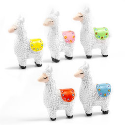 LIV-134, Lama, Dekomagnete in Lama-Form, 5er Set