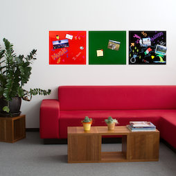 GMBB-4550, Glas-Memoboard quadratisch, 45 x 50 cm, in verschiedenen Farben