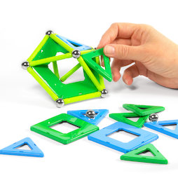 TG-GEO-04, Geomag Panels 32, Magnet-Baukasten, 32-teilig
