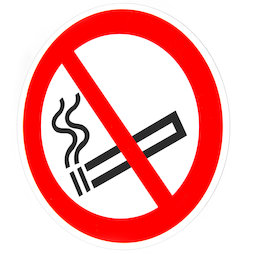 MS-W/nosmoking, Verbotsschilder magnetisch, Rauchen verboten