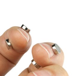 S-06-02-N, Scheibenmagnet Ø 6 mm, Höhe 2 mm, Neodym, N45, vernickelt